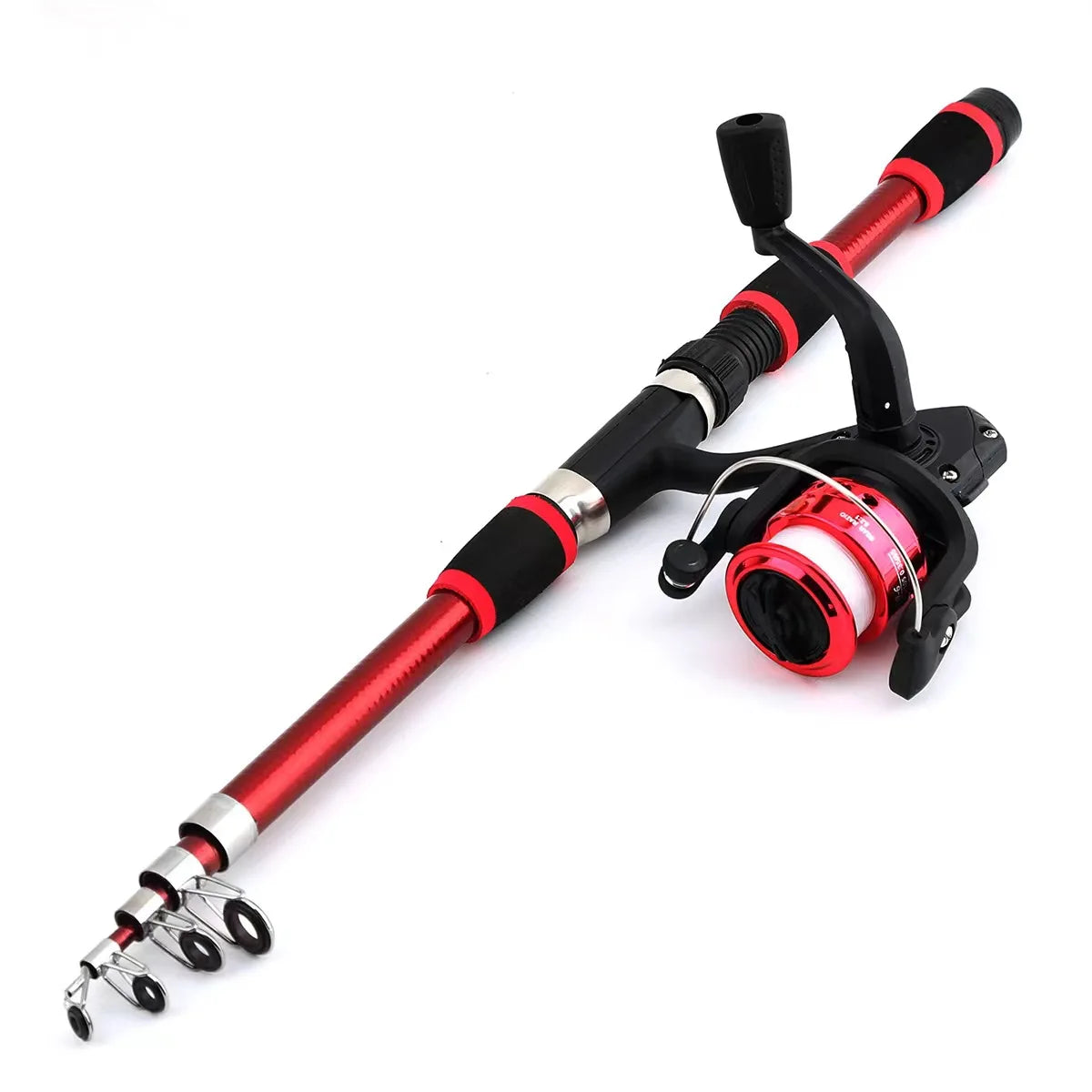 Fishing Pole Set Full Kits With Telescopic Fishing Rod And Spinning Reel Baits Hooks Travel Pole Set Daniel’s Outdoor Company