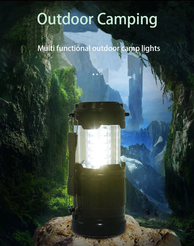 Mini Tent Lamp LED Portable Portable Lantern Telescopic Torch Camping Lamp Waterproof Emergency Light Outdoor camping available Daniel’s Outdoor Company