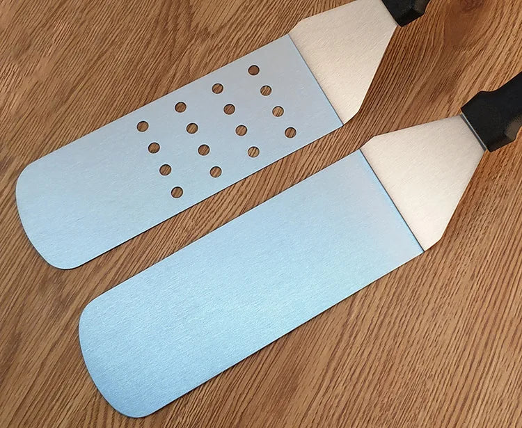 Kitchen Stainless Steel Scraper Cooking Spatula Barbecue Spatula Plate Barbecue Spatula Hamburger Spatula Cooking Utensils Daniel’s Outdoor Company