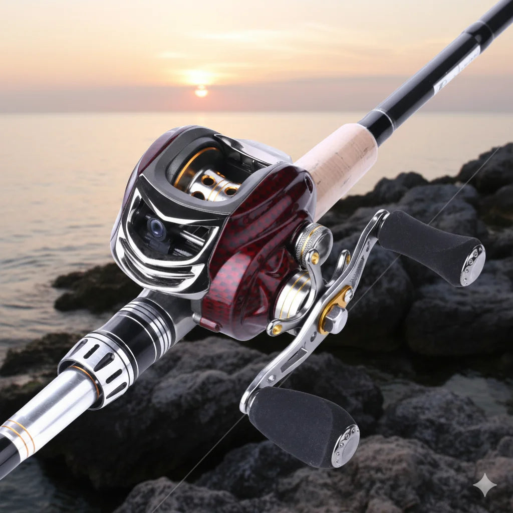 1pc Baitcasting Fishing Reel Saltwater Freshwater Lightweight Reels Sports And Entertainment Fishing Tackle（without fishing rod） Daniel’s Outdoor Company