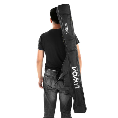 Lixada 100/130/150cm Fishing Bag Portable Folding Fishing Rod Reel Bag Fishing Tackle Carry Case Carrier Bag backpack fishing Daniel’s Outdoor Company