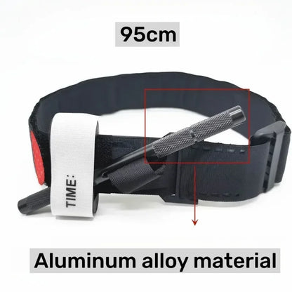 Tactical First Aid Rotary Pressure Aluminum Rod Tourniquet Hiking Militar Outdoor Camping Survival Gear Molle Rescue Tools Daniel’s Outdoor Company