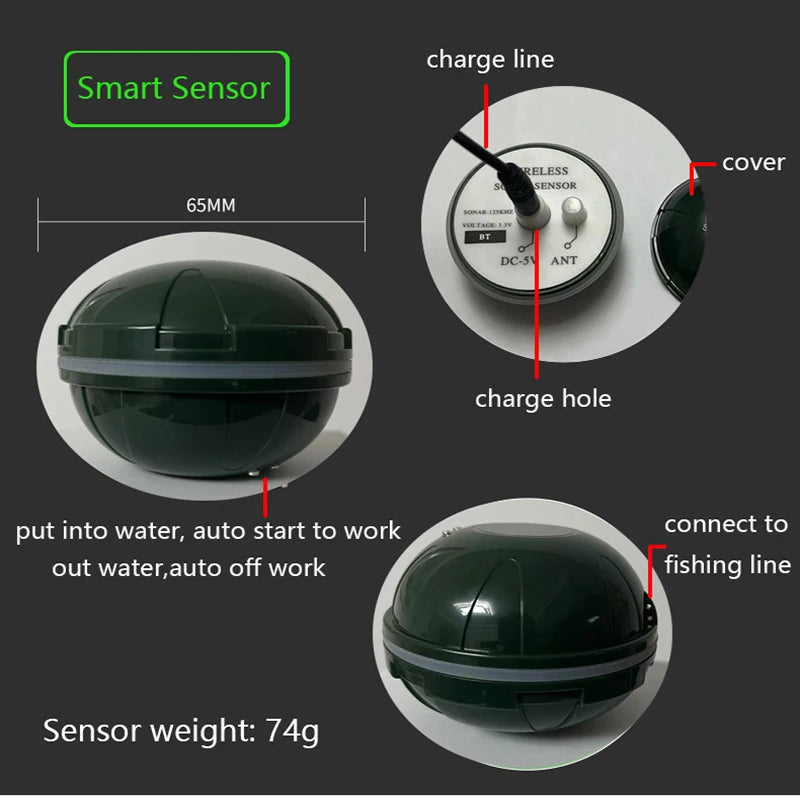 2025 New Design Brand New Smart Phone Fish Finder Sonar Android & IosFish Finder Bluetooth Intelligent Fish Visual Fishing Daniel’s Outdoor Company