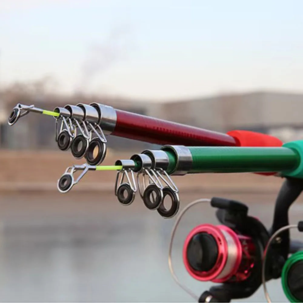 Fishing Pole Set Full Kits With Telescopic Fishing Rod And Spinning Reel Baits Hooks Travel Pole Set Daniel’s Outdoor Company