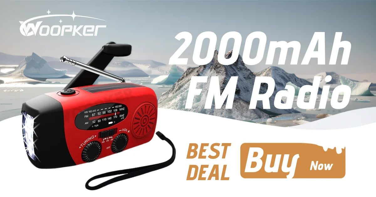 Emergency Radio Dual USB Rechargeable Daniel’s Outdoor Company