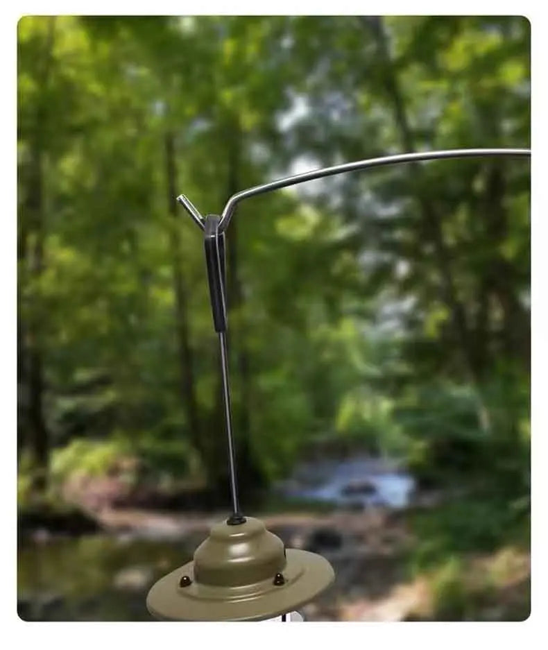 TARKA Camping Lantern Stand Light Holder Ultralight 360° Adjustment Tabletop Light Stand Universal Desktop Lighting Hanging Rack Daniel’s Outdoor Company