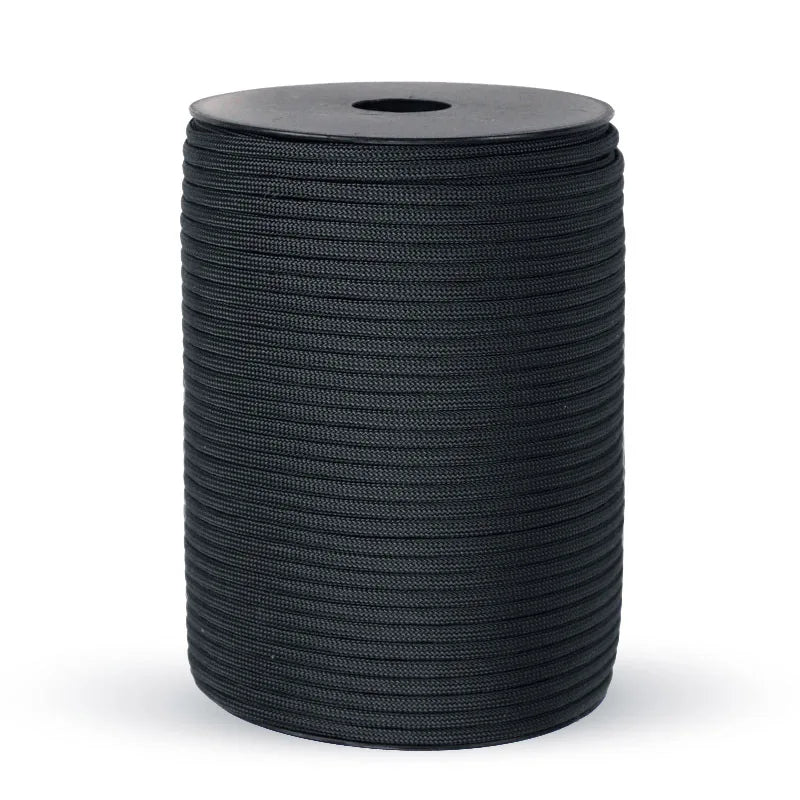 100/50M 550 Military Standard 9-Core Paracord Rope 4mm Outdoor Parachute Cord Survival Umbrella Tent Lanyard Strap Clothesline Daniel’s Outdoor Company