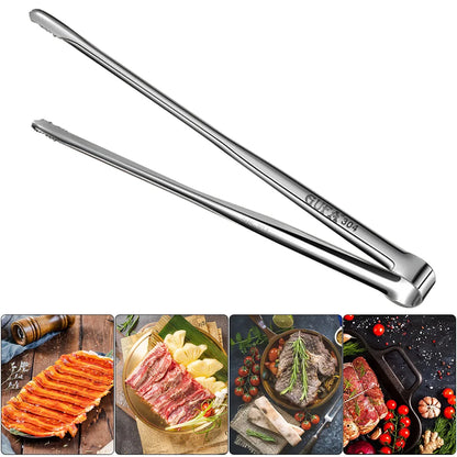 Grill Tongs Stainless Steel Food Tongs Metal Kitchen Tweezers Cooking Utensils for Salad Fish Steak Barbecue Buffet Daniel’s Outdoor Company