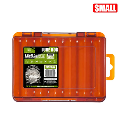 SAMOLLA Double-Sided Compact Tackle Box - Streamline Fishing with Durable, Versatile Organizer for Lures, Hooks, Baits Daniel’s Outdoor Company