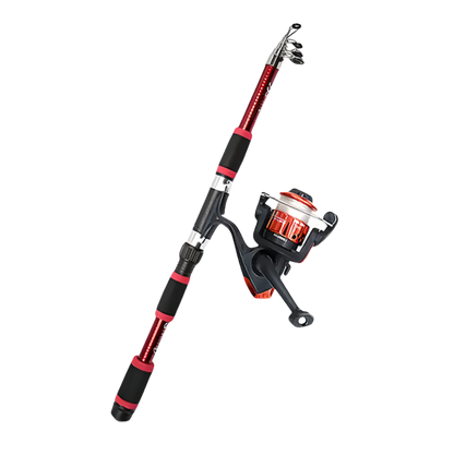 Fishing Pole Set Full Kits With Telescopic Fishing Rod And Spinning Reel Baits Hooks Travel Pole Set Daniel’s Outdoor Company