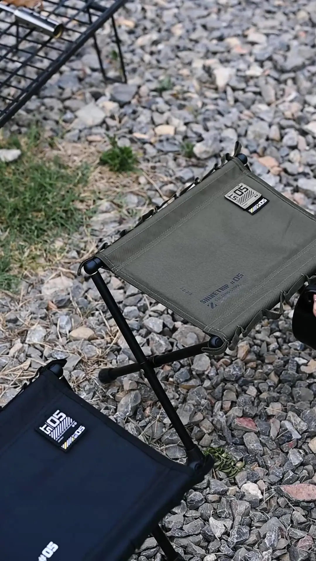 ShineTrip Outdoor 05 Series Mazza Ultra Light Folding Storage Aluminum Alloy Portable Folding Stool Mazza Daniel’s Outdoor Company