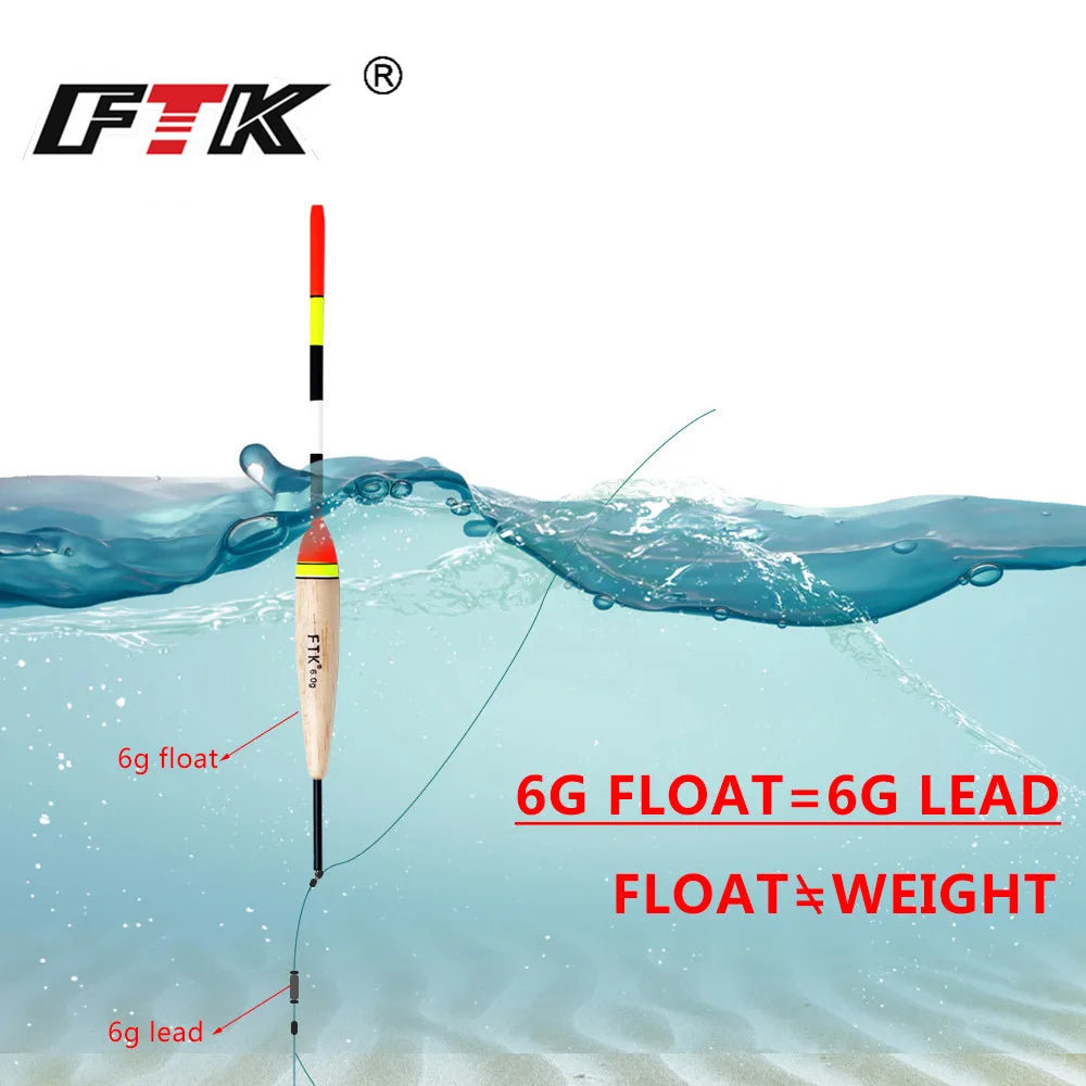 FTK 2g-6g Fishing Float Set 19-23cm 5pcs/pack Barguzinsky Professional Vertical Buoy Accessories Fishing Float Pesca Daniel’s Outdoor Company