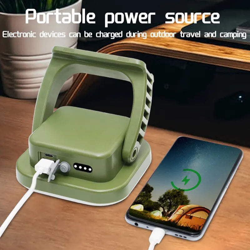 MOSLIGHTING Solar Chargin Tent Strong Light with Magnet Zoom Portable Torch Camping lantern Work Maintenance Lighting 80W LED Daniel’s Outdoor Company