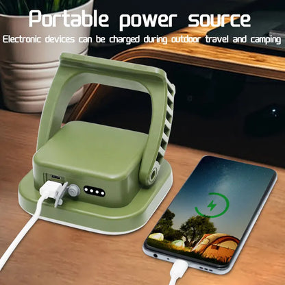 MOSLIGHTING Solar Chargin Tent Strong Light with Magnet Zoom Portable Torch Camping lantern Work Maintenance Lighting 80W LED Daniel’s Outdoor Company