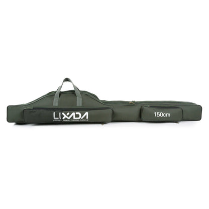 Lixada 100/130/150cm Fishing Bag Portable Folding Fishing Rod Reel Bag Fishing Tackle Carry Case Carrier Bag backpack fishing Daniel’s Outdoor Company