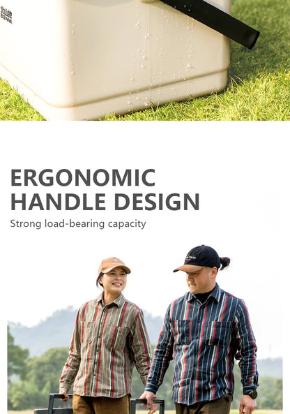 BISINNA Camping Ice Box Large Capacity Car Refrigerator Portable Cooler Box Outdoor Beach Fishing Picnic Barbecue Ice Bucket Daniel’s Outdoor Company