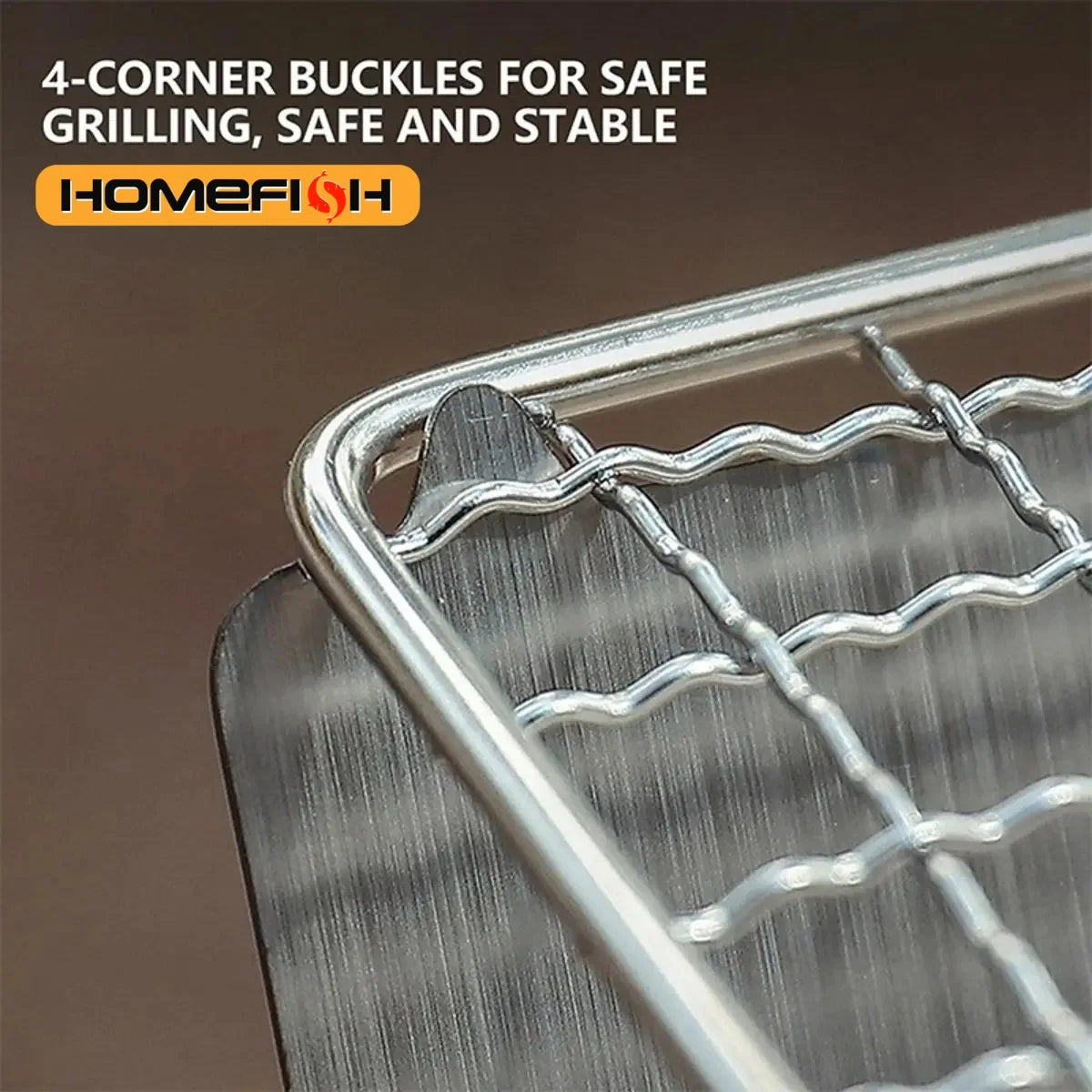 Barbecue Grill Heating Stores Multi-Function Camping BBQ Grill Rack Net Firewood Stove Stainless Steel BBQ Grill Daniel’s Outdoor Company