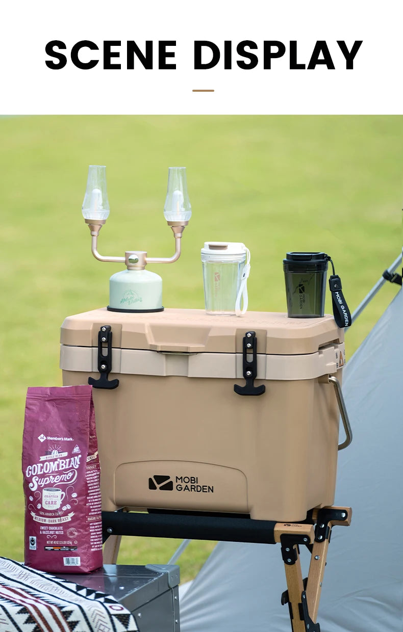 MOBI GARDEN Camping Ice Box 25L Portable Large Capacity Car Refrigerator Food Barbecue Cold Storage Outdoor Daniel’s Outdoor Company