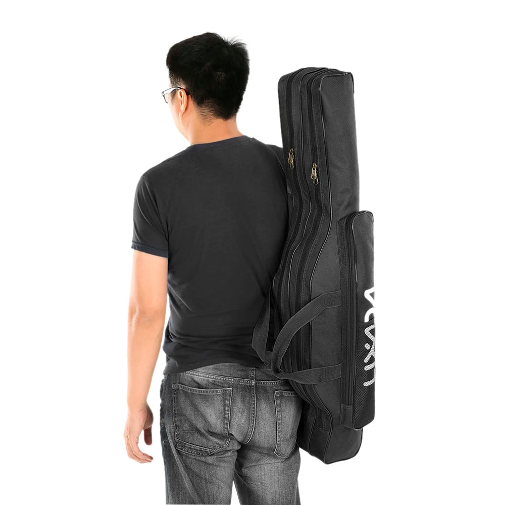 Lixada 100/130/150cm Fishing Bag Portable Folding Fishing Rod Reel Bag Fishing Tackle Carry Case Carrier Bag backpack fishing Daniel’s Outdoor Company