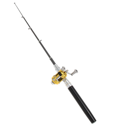 Aluminum Alloy Fishing Rod Pole Reel Multicolor Fishing Tool Pocket Fish Pen Mini Portable Pocket Fish Pen Shape Daniel’s Outdoor Company