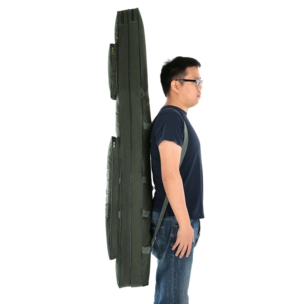 Lixada 100/130/150cm Fishing Bag Portable Folding Fishing Rod Reel Bag Fishing Tackle Carry Case Carrier Bag backpack fishing Daniel’s Outdoor Company