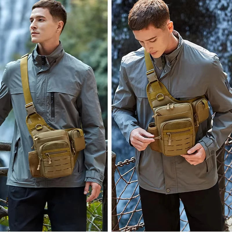 Camping Climbing Bag Chest Pouch For Men Cycling Hiking Travel Outdoor Sport Tactical Crossbody Molle Fishing Waist Fanny Pack Daniel’s Outdoor Company