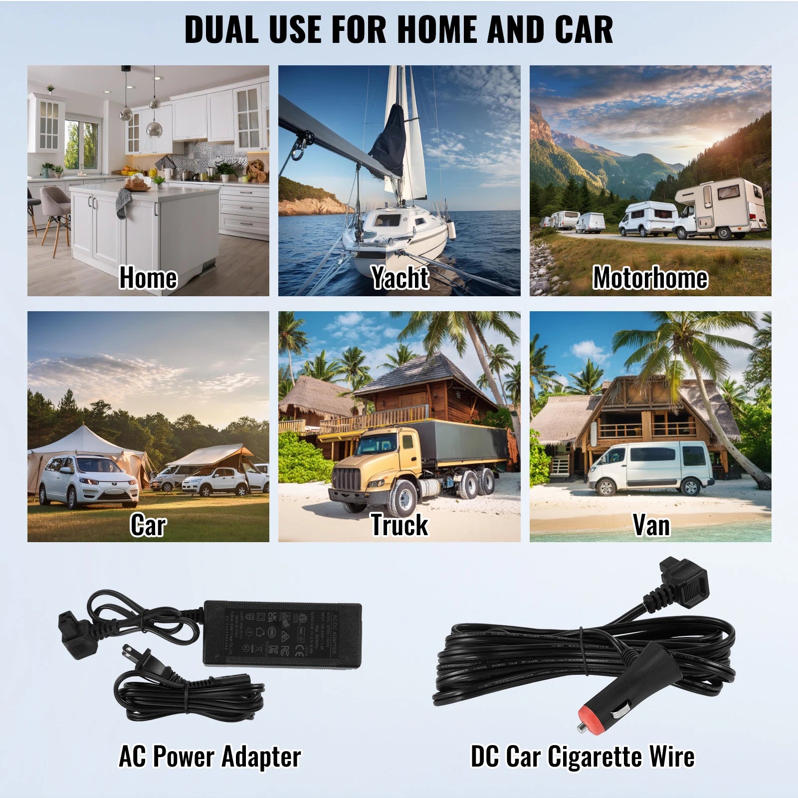 SucceBuy 8L to 75L Car Refrigerator Fridge Portable Icebox Single&Dual Zone w/Blue Tooth Temp Adjustable for Outdoor Camping RV Daniel’s Outdoor Company