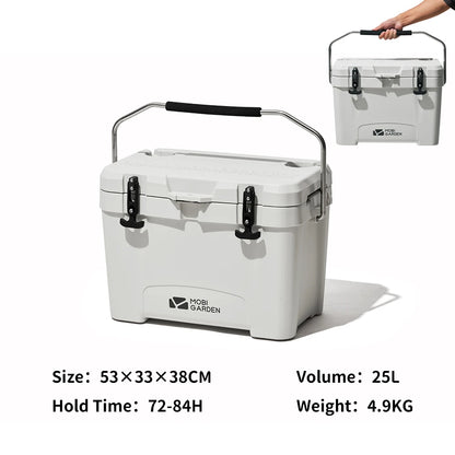 MOBI GARDEN Camping Ice Box 25L Portable Large Capacity Car Refrigerator Food Barbecue Cold Storage Outdoor Daniel’s Outdoor Company