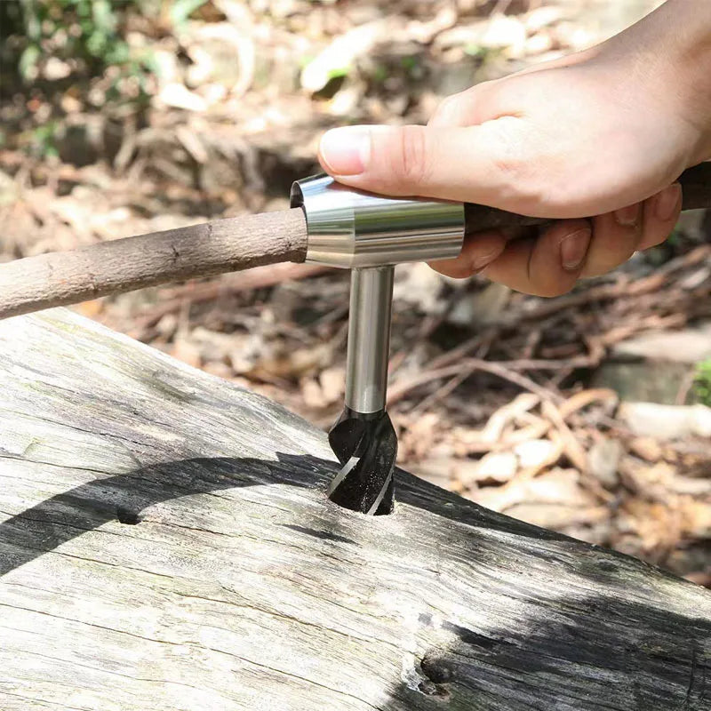 Auger Wrench Outdoor Survival Hand Drill Survival Gear Tool Sports Jungle Crafts Camping Bushcraft Accessories Daniel’s Outdoor Company