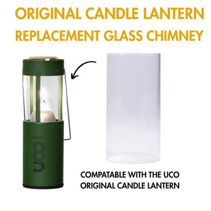 Original Candle Lantern-Replacement Glass Chimney UCOgear.com