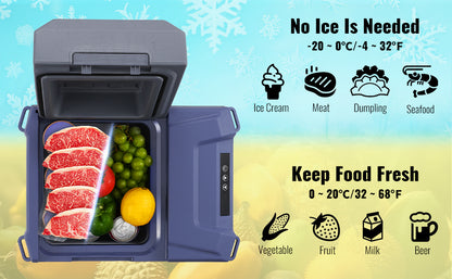 SucceBuy 8L to 75L Car Refrigerator Fridge Portable Icebox Single&Dual Zone w/Blue Tooth Temp Adjustable for Outdoor Camping RV Daniel’s Outdoor Company