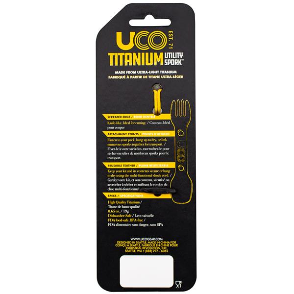 TITANIUM UTILITY SPORK UCOgear.com